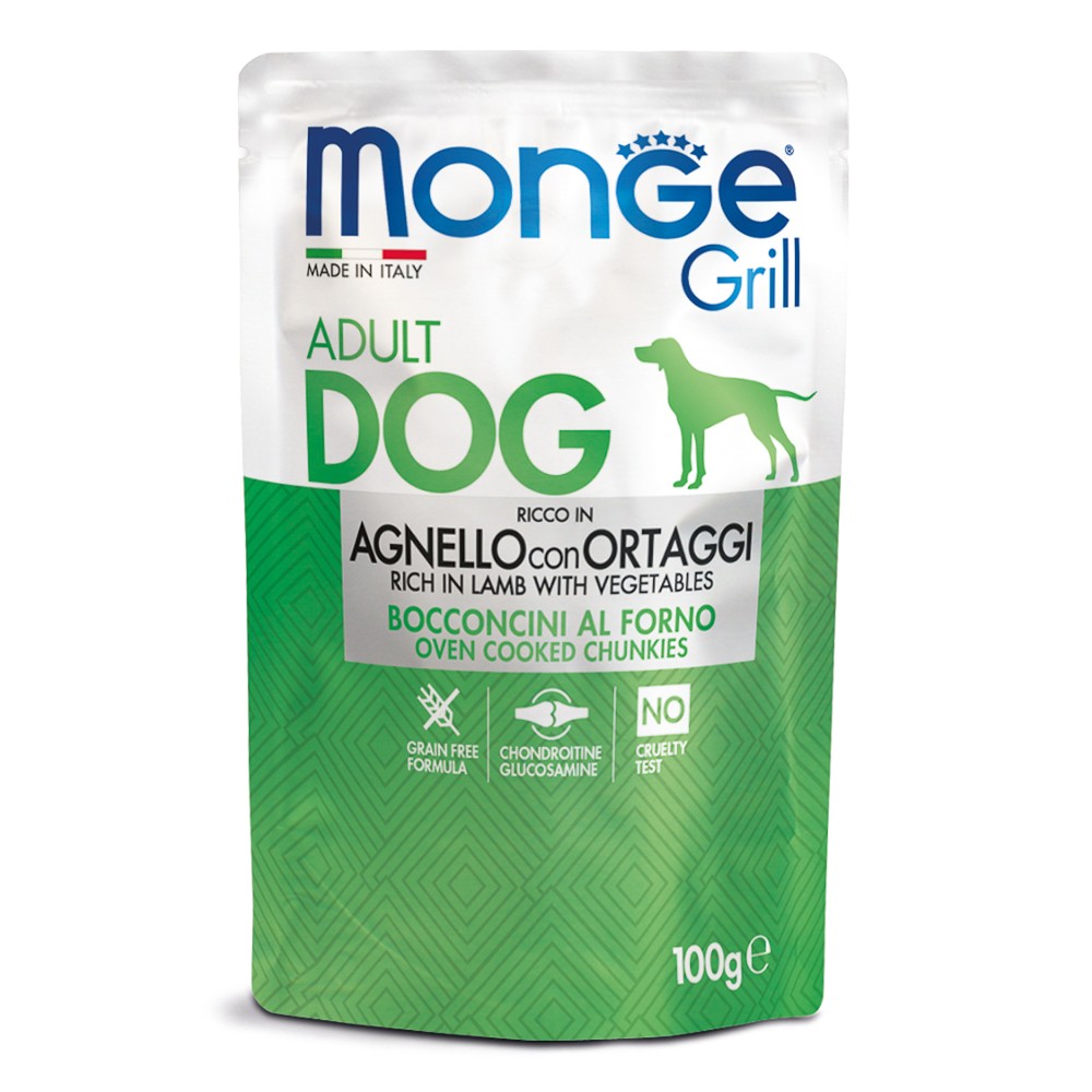 Monge Grill Ягненок/Овощи пауч для собак 100 г 1