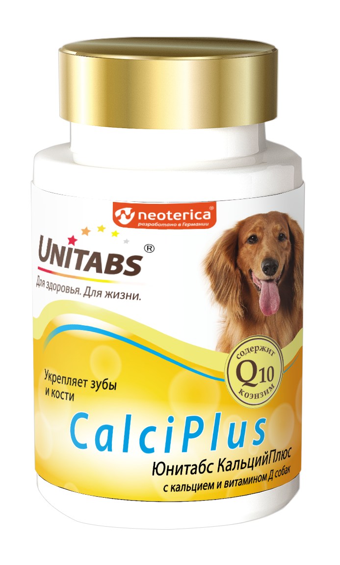 Unitabs CalciPlus корм добавка для собак 100 шт 1