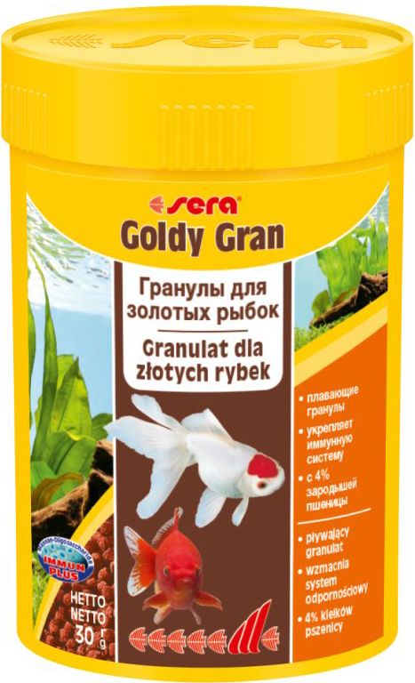 Sera Goldy Gran гранулы для золотых рыб 100 мл (30 г) 1