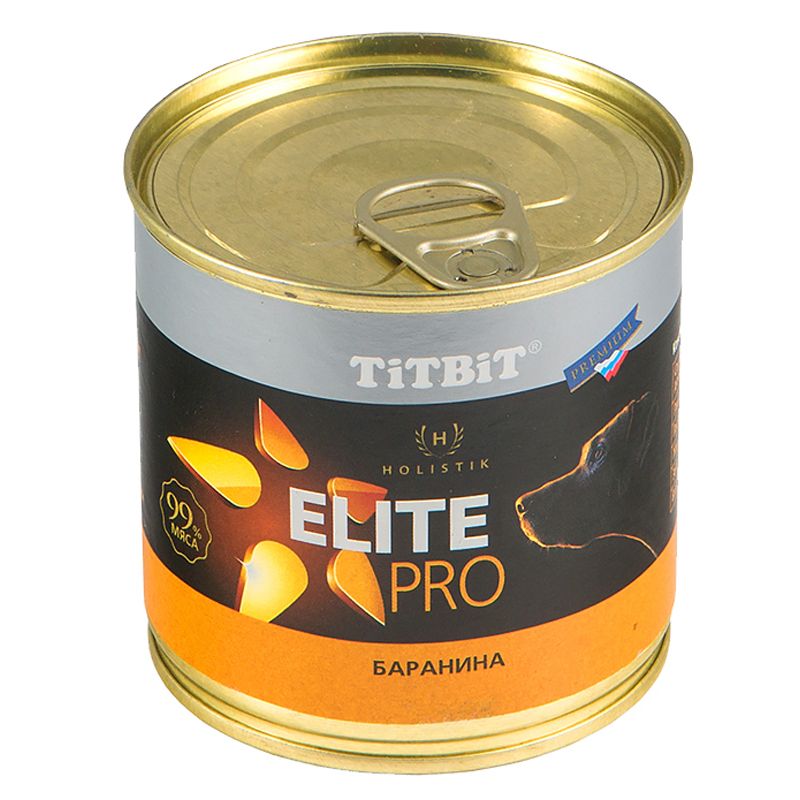 TitBit Elite Pro Баранина конс для собак 240 г 1