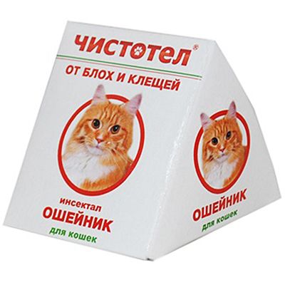 Ошейник Чистотел для кошек 35 см (домик) 1