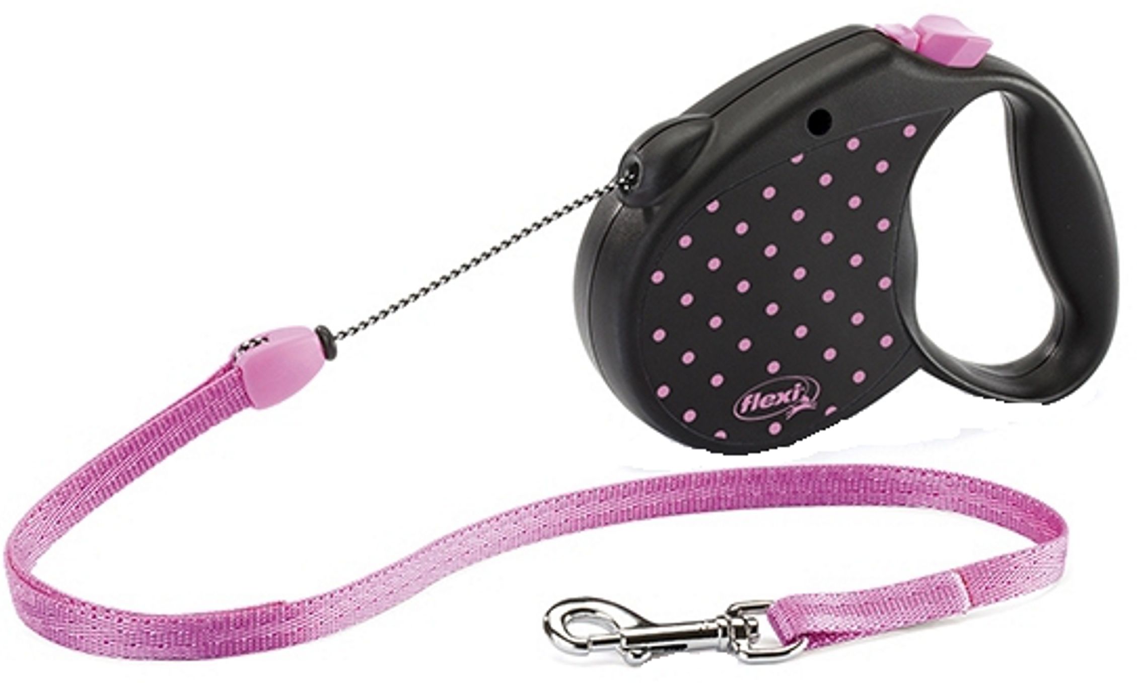 Поводок-Рулетка Flexi Color S Розовый для собак (до 12 кг) трос 5 м 1