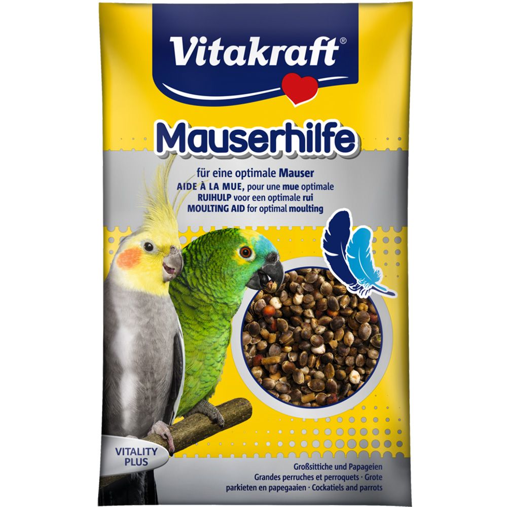 Vitakraft Mauserhilfe витамины в период линьки для волнистых попугаев 20 г 1