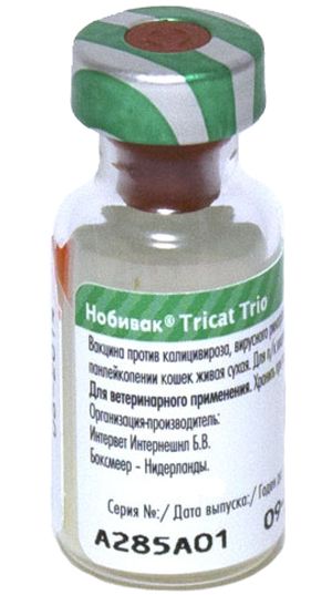 Нобивак Tricat Trio вакцина для кошек фл 1 мл 1 доза 1