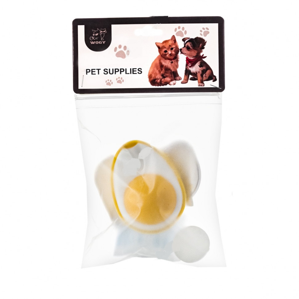 Игрушка Wogy Яйцо с кошачьей мятой для кошек 6*4.5 см  3