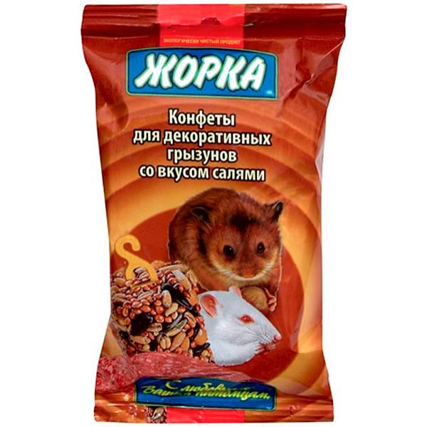 ЖОРКА Салями конфеты для грызунов 2 шт 1