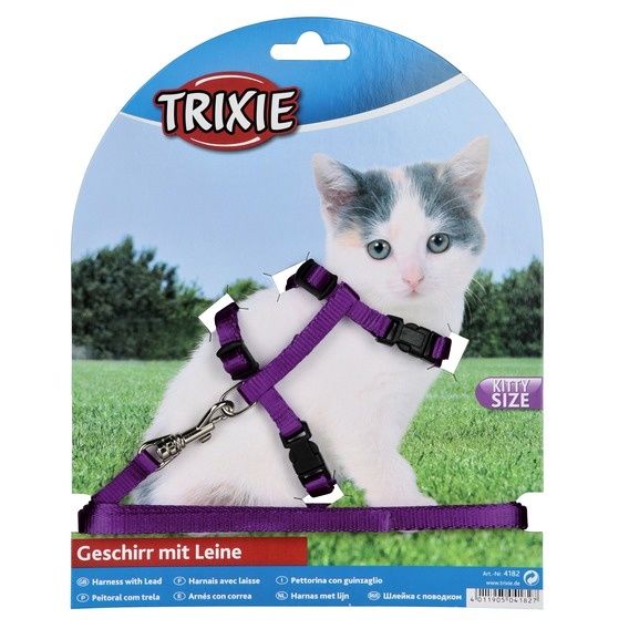 Шлейка Trixie Kitten Harness для котят 19*31*0,8 см 1