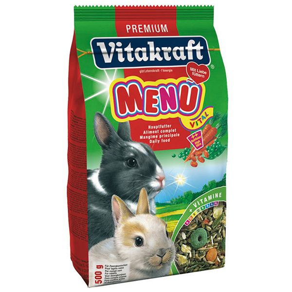 Vitakraft Menu Vital корм для кроликов 500 г 1