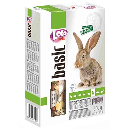 LoLo Pets basic корм для кролика 500 г 1