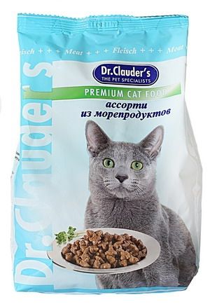 Dr. Clauder's Ассорти из морепродуктов для кошек 400 г 1