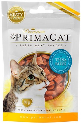 Лак- во PrimaCat кусочки из Тунца для кошек 30 г 1
