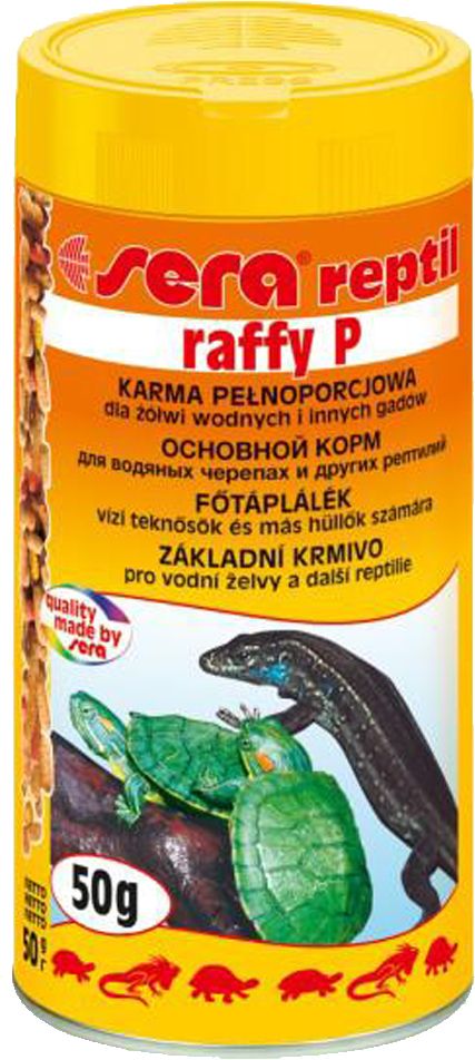 Sera Raffy P палочки корм для черепах 250 мл 1