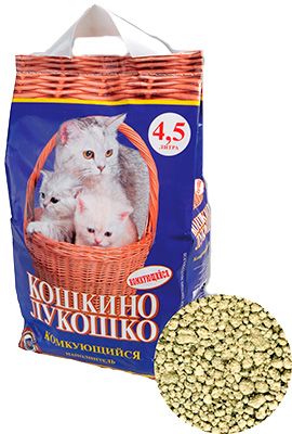 Наполнитель Кошкино Лукошко Комкующийся для кошек 4,5 л 1