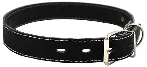 Ошейник Каскад №25 кожа с синтепоном для собак 39-51 см 1
