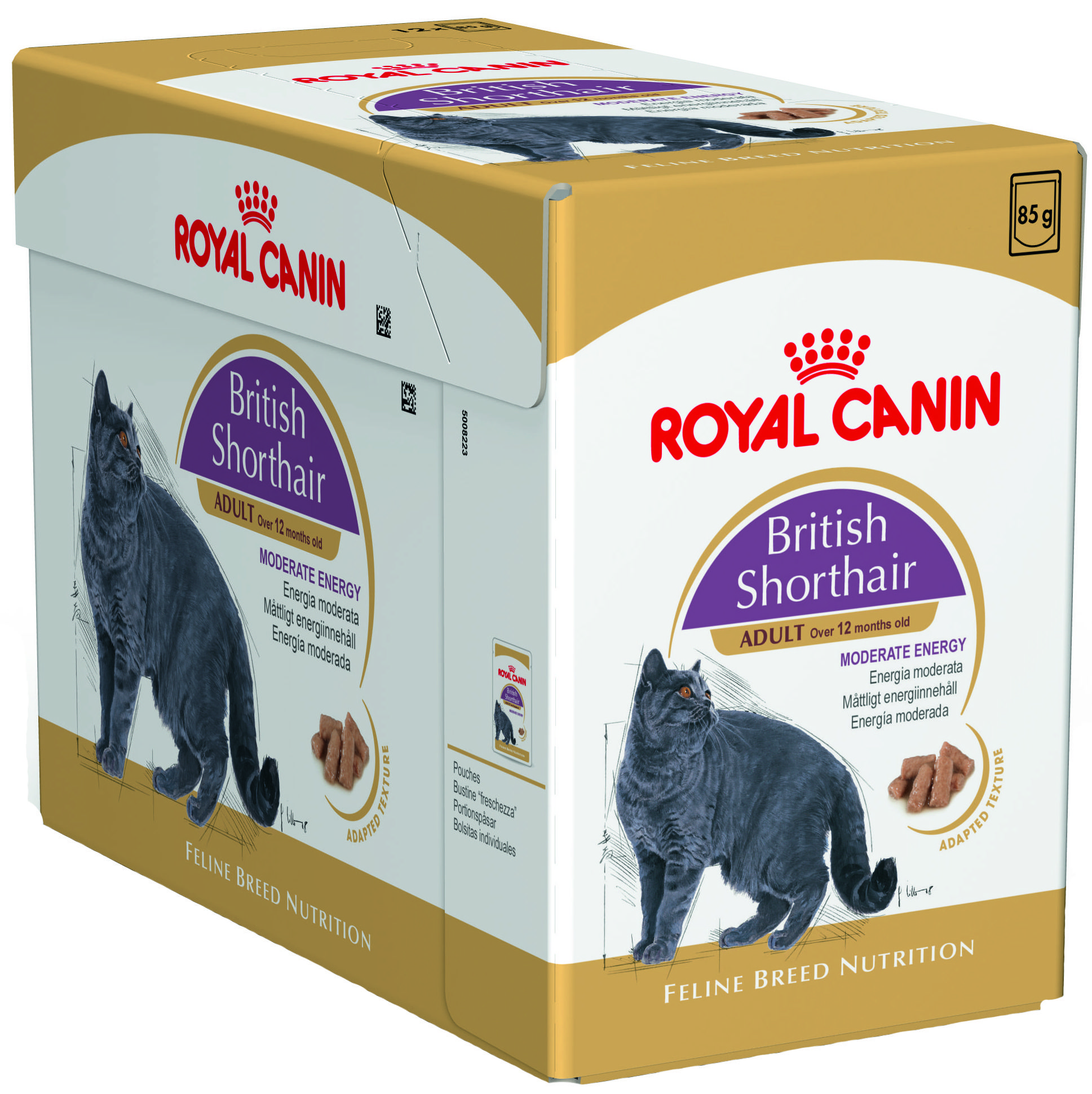 Royal Canin British Shorthair Adult пауч для кошек 85 г Комплект 5+1 1