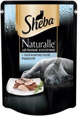 Sheba Naturalle Говядина/ягненок пауч для кошек 80 г 1