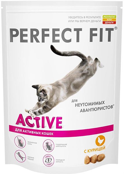 Perfect Fit Active Курица для кошек 650 г 1