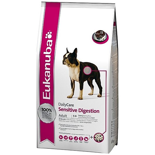 Eukanuba Sensitive Digestion Курица/Рис для собак 2,5 кг 1