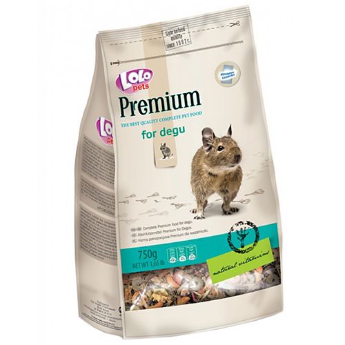 LoLo Pets Premium корм для дегу 750 г 1
