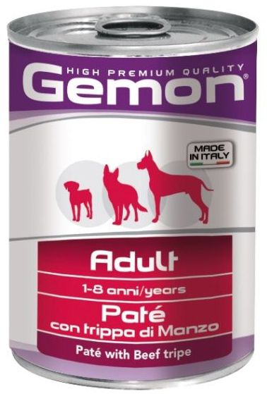 Gemon Adult Говяжий рубец консервы для собак 400 г 1