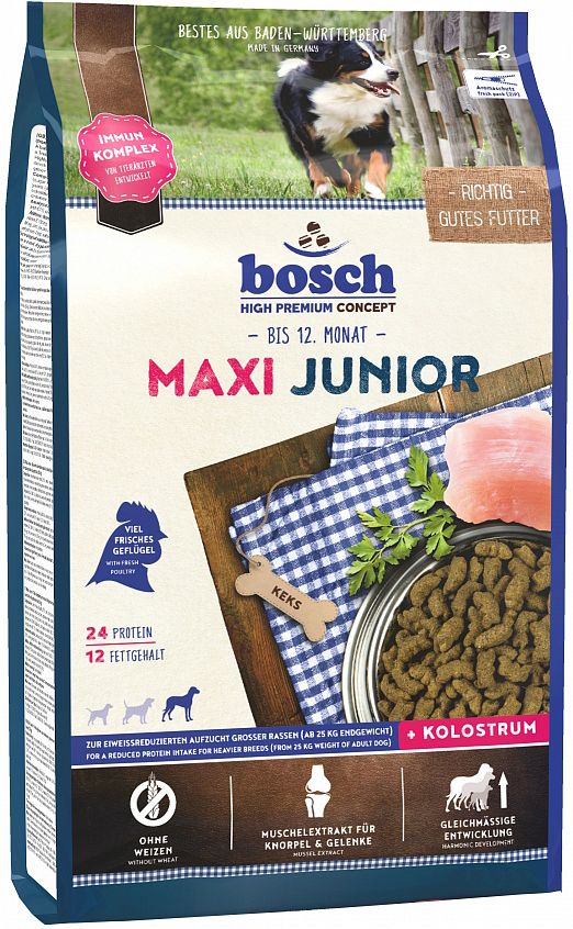 Bosch Junior Maxi Домашняя птица для щенков 1