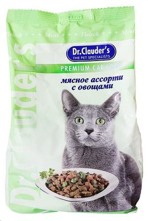 Dr. Clauder's Мясное ассорти с овощами для кошек 400 г 1