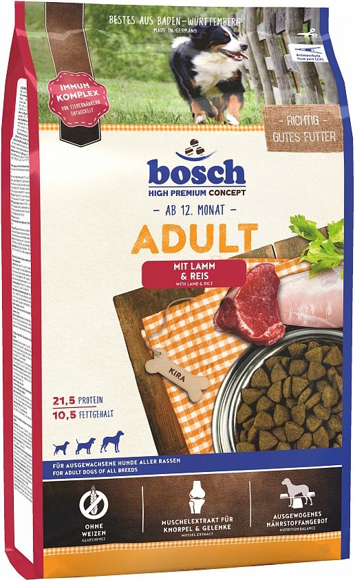 Bosch Adult Ягненок/рис для собак 1