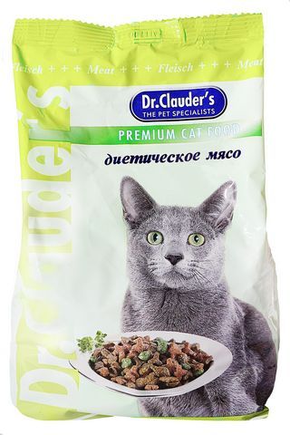 Dr. Clauder's Диетическое мясо для кошек 400 г 1