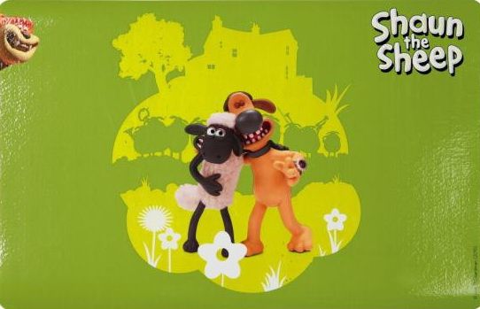 Коврик Trixie "Shaun the sheep" под миску зеленый 44*28 см 1