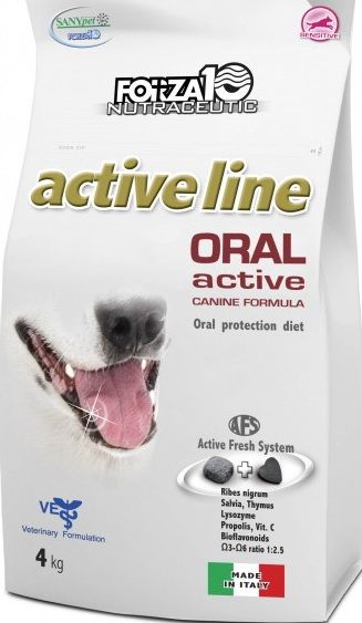 Forza10 Oral Active Рыба для собак 4 кг 1