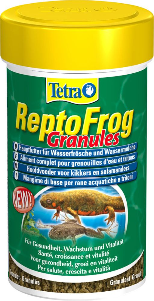 Tetra ReptoFrog Granules корм для водных лягушек и тритонов 100 мл 1