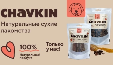 Новинка! Натуральные лакомства  Chavkin